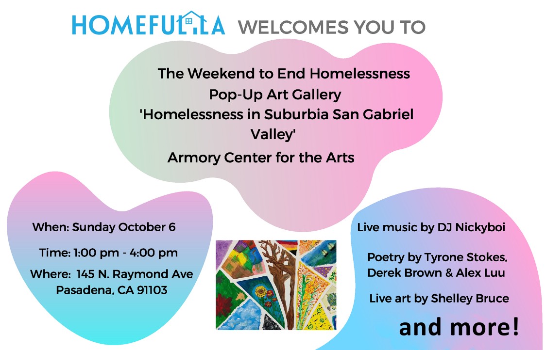 The Weekend to End Homelessness Pop-Up Art Gallery