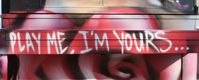 Play Me, I’m Yours, an installation at One Colorado, set to open on April 12, 2012