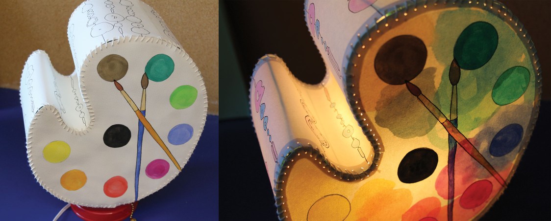 New! Watercolor & Ceramic Lamp Making