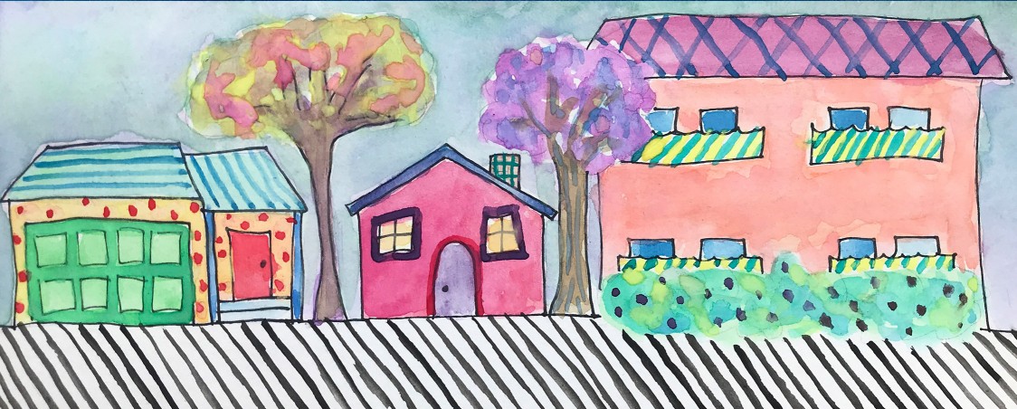 Neighborhood Portraits: Drawing, Painting, & Mixed Media