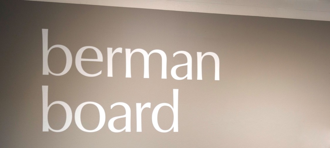 Berman Board Closing Event: walkthrough with Suzy Halajian