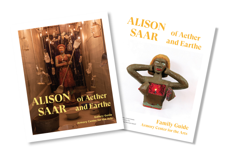 Images of the Alison Saar exhibition catalogue.