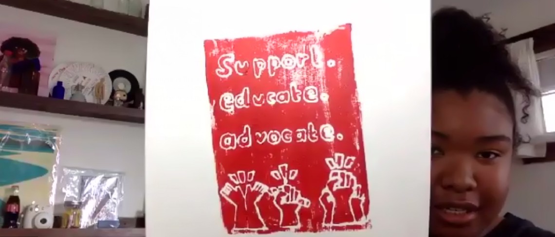 Vote Zine student