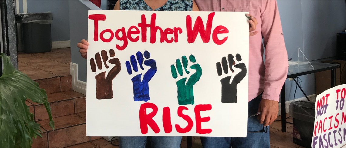 together We rise poster