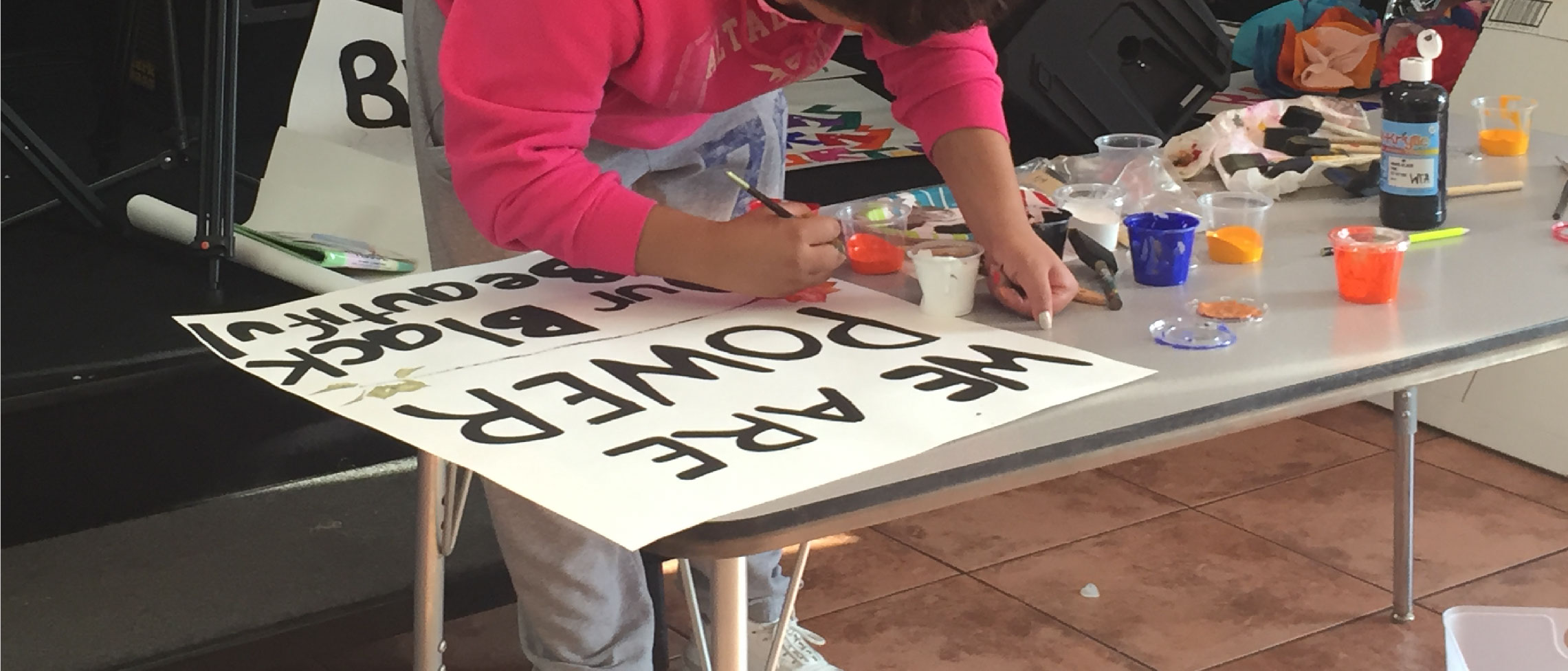 BLM Poster Making in progress