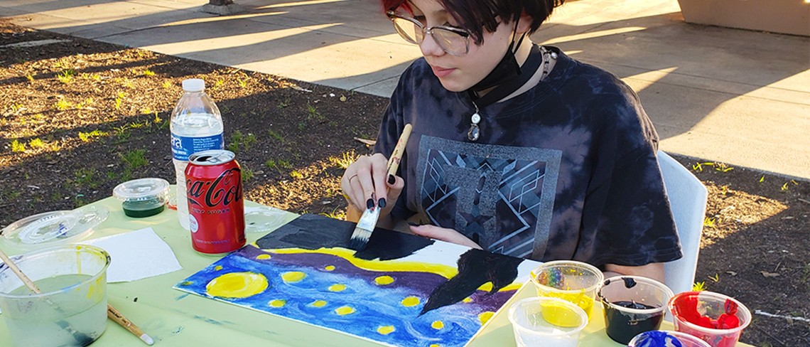 Community in the parks painting