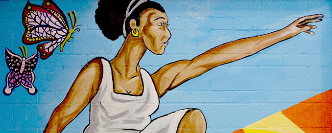 Armory Helps Incarcerated Teen Girls Create Mural at Detention Camp