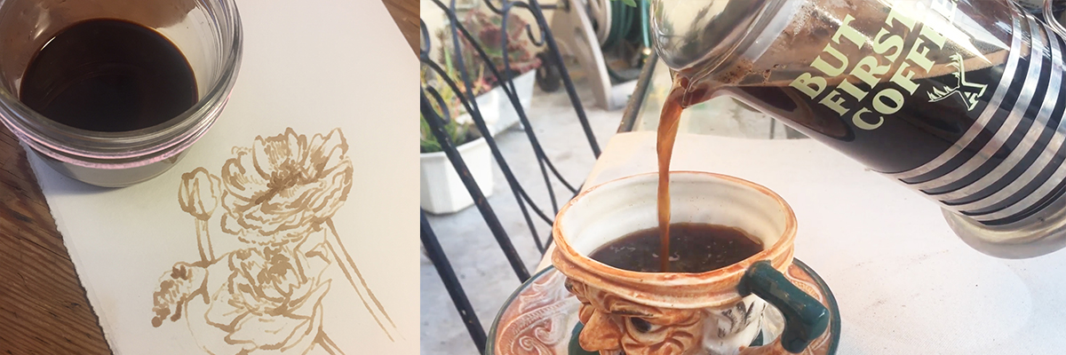 How To Make Coffee Ink Art
